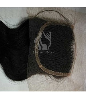 Virgin Human Hair Brazilian Body Wave Lace Closure 4x4 Free Part