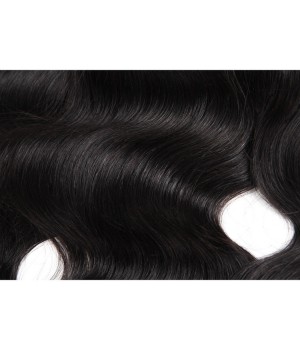 Brazilian Body Wave Virgin Human Hair 13x4 Lace Frontals Closures Free Part